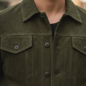 Lightweight <b>Suede</b> Leather <b>Jacket</b> Comfortable Daily Wear <b>Suede</b> Leather <b>Jacket</b> Soft Material With Stylish Design - Product Image 6