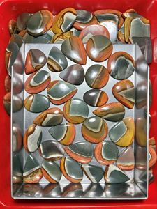 Cabujón de Jaspe Policromado de Alta Calidad, Jaspe Policromado Americano Suelto, Gemas para Joyería, Piedra de Cristal Natural - Product Image 4