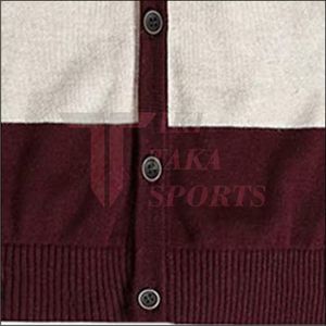 Cardigans tricotés unisexes décontractés d'hiver anti-plis brodés Tiki Taka Sports, collection Sororités, imprimé patchwork lumineux - Product Image 6