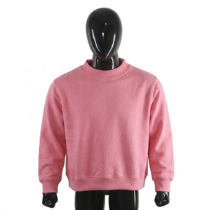 Sweat-shirt décontracté en maille pour femme, qualité supérieure, polyester/coton, coupe oversize, col montant, manches longues, logo frontal - Product Image 5