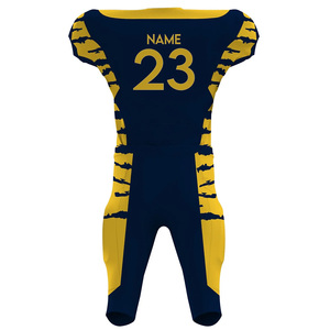 Custom American Football Uniform Set with Premium Polyester Fabric and <b>Athletic</b> Fit Personalized American Football Uniform - Product Image 2