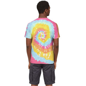 Camisetas Tie Dye para Hombre, Diseño Exclusivo, 100% Algodón Tejido, Color Sólido, Transpirables, Manga Corta, en Venta - Product Image 5