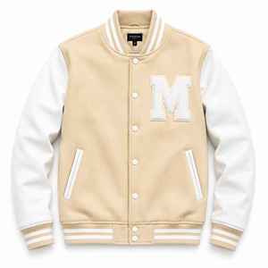 Custom Men's Letterman Varsity <b>Jacket</b> Wool Body Breathable Quick Dry Winter Wear <b>Smart</b> Stylish Front Logo OEM - Product Image 1