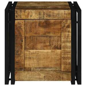 Caja de Almacenamiento Decorativa de Madera de Mango Maciza de 15.75 X 15.75 X 15.75 Pulgadas - Product Image 5