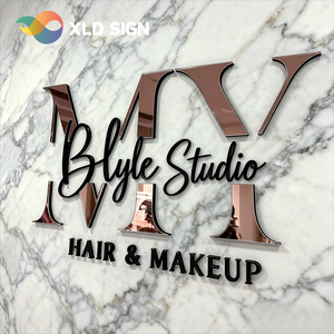 Cao Cấp Acrylic Biểu Tượng Dấu Hiệu Tường Dấu Hiệu Biển Hiệu Chữ Tên Dấu Hiệu Cho Salon Tiếp Nhận Bức Tường Spa Trang Trí Nội Thất Và Móng Tay Phòng Thu - Product Image 2