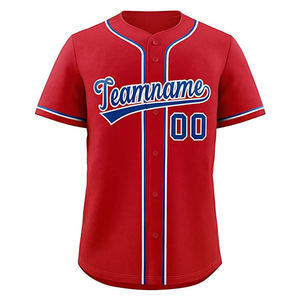 Camisetas de Béisbol Personalizadas para Equipos, Uniformes Deportivos Unisex Ligeros de Poliéster/Algodón que Absorben la Humedad, Fabricante y Proveedor OEM - Product Image 2