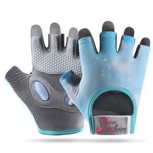 Red High Performance Professional Grade Breathable Sports Protection Half-Fingered <b>Gloves</b> for <b>Weight</b> Lifting and Gym <b>Training</b> - Product Image 4