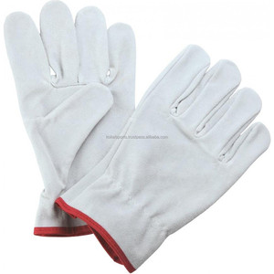Gants de conducteur fendus de vache Gants de travail de sécurité en cuir Certifié CE En 388 Certifié ISO Fabricant et exportateur - Product Image 1