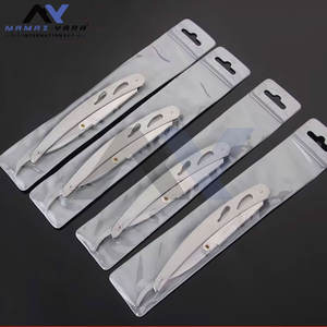 Navaja de Afeitar Recta de Acero Inoxidable Personalizada al por Mayor con Cuchilla Desechable, Cuchillo de Afeitar para Barbería, Navajas Más Vendidas - Product Image 2
