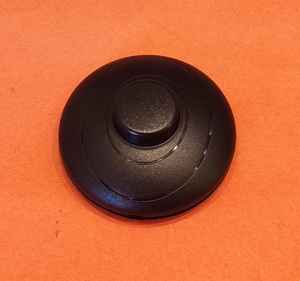 8s 317 Black Plastic Electronic <b>Inline</b> Lamp Floor Light Foot Pedal Push Button <b>Switch</b> - Product Image 1