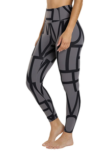 Leggings de yoga à taille haute en tricot uni, pantalon de fitness long, vêtements de sport sans couture pour femmes - Product Image 2