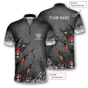 Chemises de bowling respirantes en toile unie pour hommes, personnalisables par sublimation, vente en gros - Product Image 2