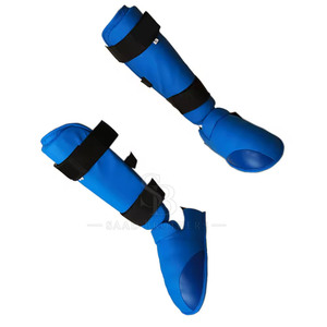 Espinilleras Deportivas de Cuero Transpirables y Ligeras con Amortiguación y Protección Integral para Entrenamiento, Running y Fútbol - Product Image 2