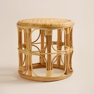 Competitive price <b>outdoor</b> french rattan bar <b>stool</b> natural decorative <b>stools</b> ottoman footstool - Product Image 1