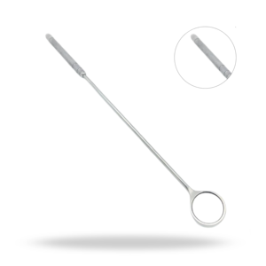 Espejo Dental Equino de Cabeza Pequeña, Tamaño Estándar, Instrumento Veterinario para Examen Bucal de Caballos - Product Image 1