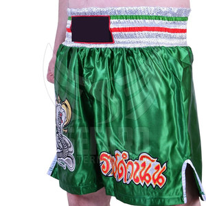Pantalones Cortos de Kick Boxing para Hombre, Material Resistente, Color Sólido, en Oferta - Product Image 2