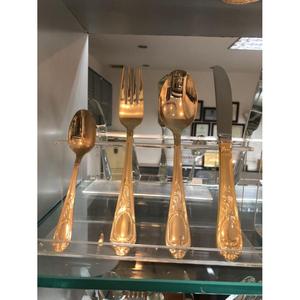 American Style Cutlery <b>Set</b> <b>6</b> Pcs Restaurant Hotel Supplies Wholesaler Price Premium Silverware Mirror Polish - Product Image 2