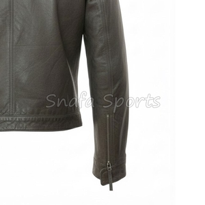 Genuine Leather <b>Jacket</b> Waterproof Breathable Zip Up <b>Men</b> Leather <b>Jackets</b> For Sale use Best Material Leather - Product Image 5