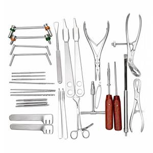 Petit ensemble d'instruments chirurgicaux orthopédiques 30 pièces, kit de fixation traumatique en acier inoxydable allemand - Product Image 6