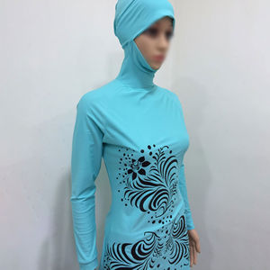 Traje de Baño Musulmán Moderno de Cobertura Completa para Mujeres y Niñas, Nuevo Estilo, Burkini, Tallas Grandes - Product Image 4