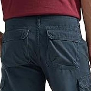 Summer Men's Casual Men's Mid Waist <b>Cargo</b> Pants Knee Length Casual Shorts Cotton Big Pocket Classic <b>Cargo</b> Shorts - Product Image 3