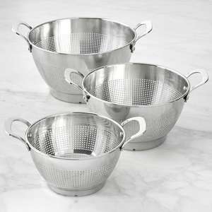 High-quality Stainless Steel Colanders Strainers Corrosion-Resistant Finish <b>Oven</b>/Dishwasher Safe BPA Free for Hot/Cold Food - Product Image 6