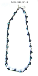 Elegant Crochet Bead Women's Multilayer Colored <b>Necklace</b> <b>Statement</b> Indian Craft Luxury Ethnic Contemporary Jewelry at Bulk Rates - Product Image 3