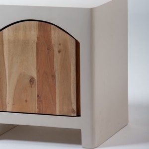 โต๊ะข้างเตียงไม้แวนดาน่า โอไรออน เฮกซา ดีไซน์ทันสมัยแบบมินิมอล ทำจากไม้เนื้อแข็ง - Product Image 5