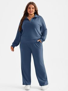 Survêtement pour femme conçu pour un confort élégant au quotidien, avec un tissu doux, une coupe décontractée et un look moderne, parfait pour les tenues décontractées. - Product Image 2