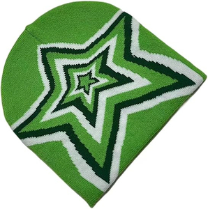 Gorro de Invierno Acanalado Premium de Saleh Enterprises, con Logotipo Personalizado Bordado, Unisex, Informal, para Clima Frío, Tejido de Punto, 100% Acrílico, Estilo Y2K - Product Image 1