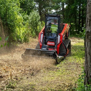 รถตักล้อยาง Manitou รุ่นแข็งแกร่ง พร้อมเครื่องบดอเนกประสงค์สำหรับงานพัฒนาที่ดินระดับมืออาชีพ - Product Image 1