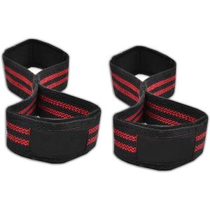Hot Selling Custom Cotton <b>Wrist</b> <b>Wraps</b> With Neoprene Padded <b>Wrist</b> Support Figure 8 Lifting <b>Gym</b> Straps For Fitness Weightlifting - Product Image 1