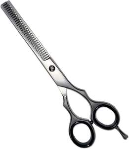 Tijeras de Entresacar Cabello con 32 Dientes, Punta de Cuchilla Afilada de Acero Inoxidable, Tijeras Profesionales para Barbería y Salón con Borde de Cuchilla - Product Image 4