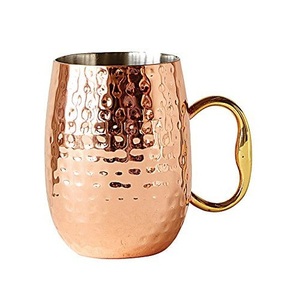 Handmade Hammered Copper Mule <b>Mug</b> With <b>Fish</b> Engraving Handle Vintage Design Eco-Friendly Drinkware - Product Image 2