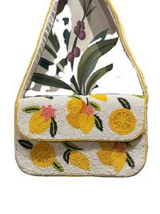 MS Handicraft Customized Color Glass Beaded <b>Bag</b> with Handle Handheld Casual Handmade <b>Baguette</b> <b>Bag</b> Customizable Shape - Product Image 2