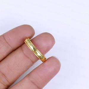 Minimalist Gold <b>Spinner</b> Textured Hammered Spinning Band Anxiety Relief <b>Ring</b> Thin Stackable Meditation Fashion Jewelry Supplier - Product Image 5