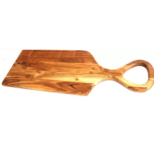 Planche à découper en bois attrayante avec poignée, écologique, plateau de service en bois fait main pour la vente en gros - Product Image 4
