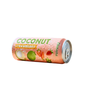 Fruit & Vegetable Juice OEM/ODM 330ml Can Strawberry Flavored Coconut Water <b>Beverage</b> Private Label 24 months - Product Image 3