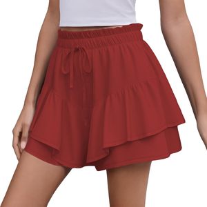 กระโปรงเทนนิสโยคะทรงเอวสูงแบบจีบสั้นสำหรับผู้หญิง ขายส่ง - Product Image 4
