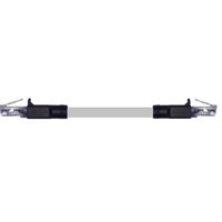 Cable Ethernet RJ45 UTP de PVC y Cobre Gris Confiable de 1m, Cable de Conexión Industrial para Datos de Internet y Compartición de Red, desde India