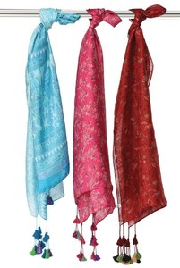 Women Fashionable <b>Silk</b> Scarves Shawls Smooth Lightweight Fabric Decorative Floral Print Elegant Neck Shoulder <b>Head</b> <b>Wrap</b> - Product Image 6