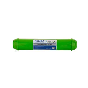 Cartucho de filtro de carbono T33 de marca própria Penca, preço de atacado, purificador de água RO, produtividade de 500L/hora, uso doméstico