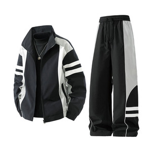 Conjunto Deportivo de Invierno para Hombre, Chaqueta con Capucha y Pantalones de Poliéster Impermeable, Transpirable, Resistente al Viento y Elástico - Product Image 6