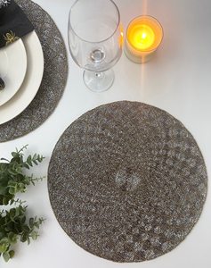 Beautiful Handmade Beaded Embroidery <b>Placemats</b> Elegant <b>Table</b> Mats for <b>Dining</b> Room Home Restaurant Hotel and Celebration Decor - Product Image 4