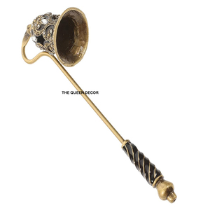 Pot à bougie unique en béton, artisanal, avec éteignoir à bougie en laiton, pour décoration intérieure et cadeau de Noël, artistique - Product Image 2