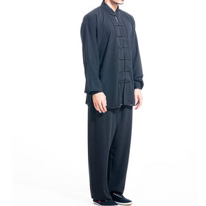 ชุดยูนิฟอร์มกังฟูคุณภาพสูงแบบกำหนดเอง ผ้าโพลีเอสเตอร์ เสื้อกั๊กและกางเกงขาสั้น ระบายอากาศ แห้งเร็ว สำหรับผู้ใหญ่ ทั้งชายและหญิง ชุดฝึกศิลปะการต่อสู้ - Product Image 2