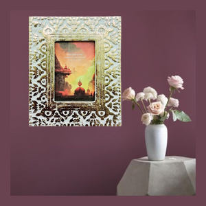 Cadre photo en bois massif de qualité supérieure, fait main, décoratif, pour table, pour la maison, le bureau, le salon, élégant, moderne, rustique, intérieur - Product Image 4