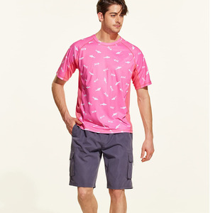 Camiseta deportiva de yoga para hombre, elástica, que absorbe la humedad, de secado rápido, para fitness, running, gimnasio y pilates. - Product Image 4