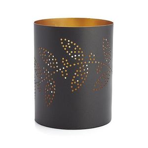 Elegante portavelas metálico que ofrece una iluminación suave y delicada, brindando equilibrio, armonía y paz a los interiores. - Product Image 3