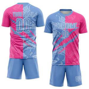 Ensemble Maillot et Short de Football Personnalisé à Impression Numérique, Qualité Supérieure, 100% Polyester, Séchage Rapide, pour Entraînement d'Équipe Professionnelle - Product Image 6
